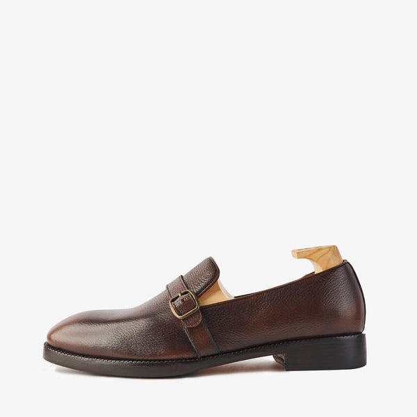 Chatham Milled Brown Slip Ons
