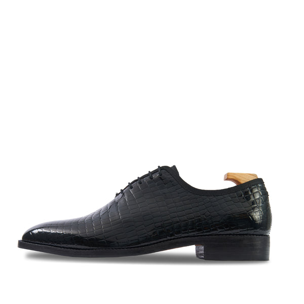 Sligo Alligator Patent Wholecut Oxfords