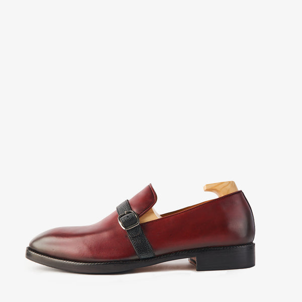 Chatham Burgundy Slip Ons