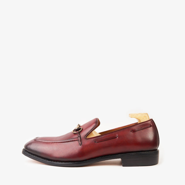 Adam Burgundy Slip Ons