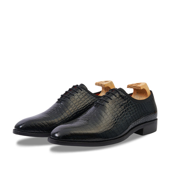 Sligo Alligator Patent Wholecut Oxfords