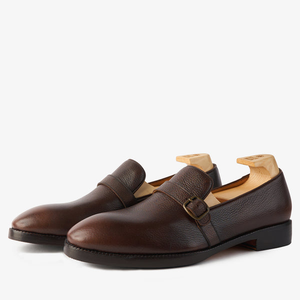 Chatham Milled Brown Slip Ons