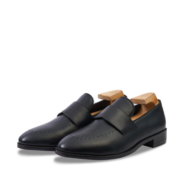 Kingway Black Slip Ons