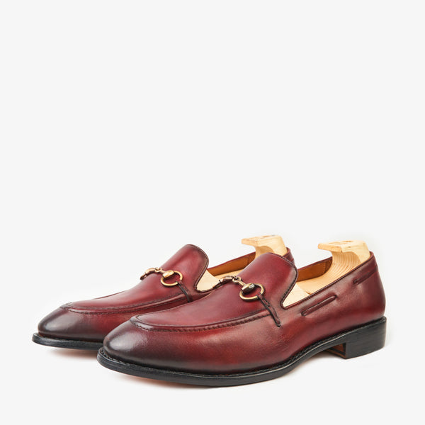 Adam Burgundy Slip Ons