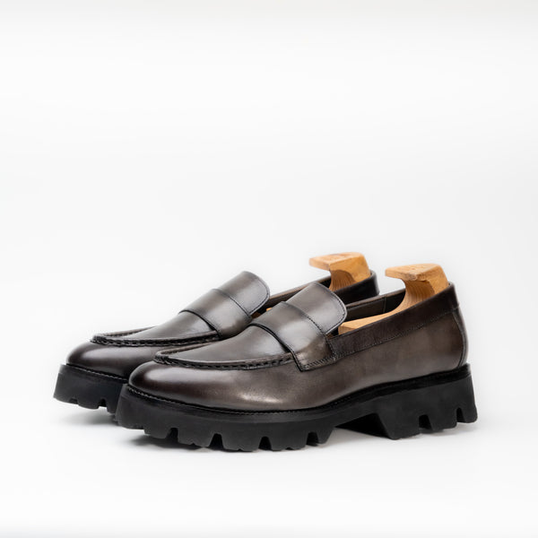 Norton Gray Chunky Slip Ons