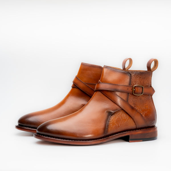 Mandore Tan Jodhpur Boots