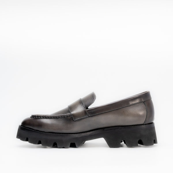 Norton Gray Chunky Slip Ons