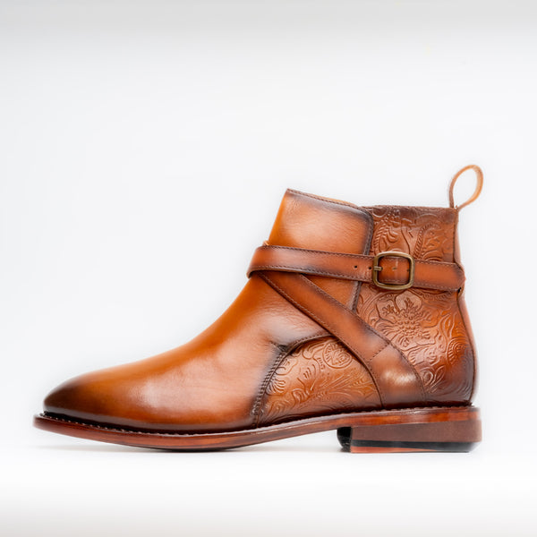 Mandore Tan Jodhpur Boots