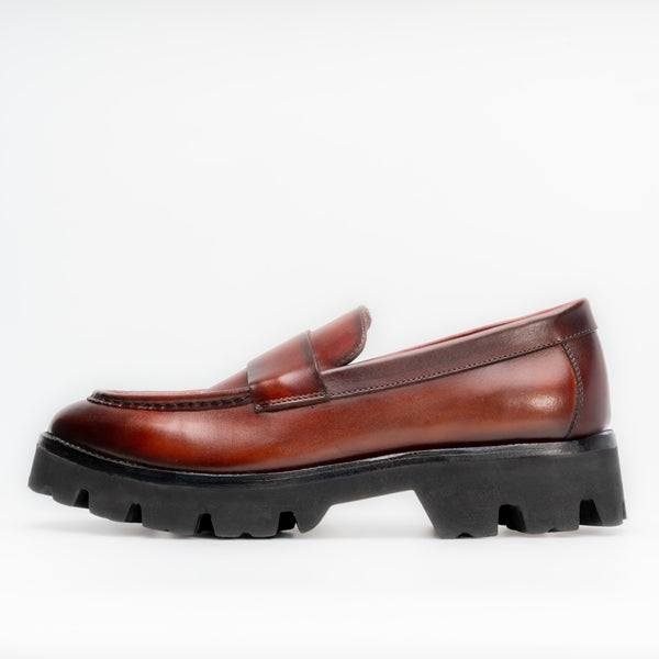 Norton Tan Chunky Slip Ons