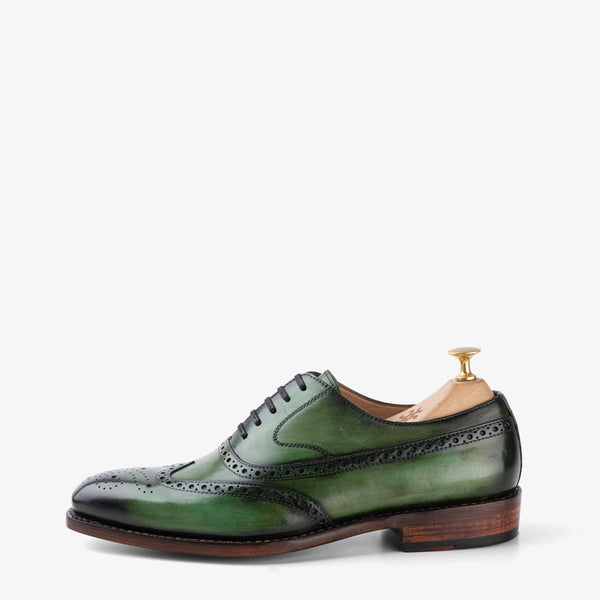Kinsale Emerald Green Brogue Shoes