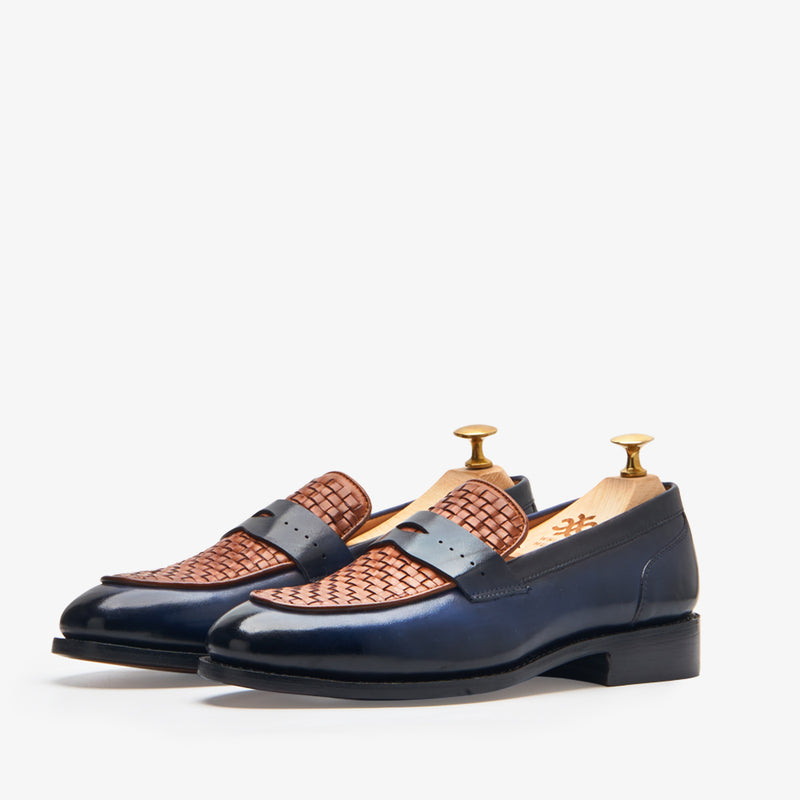 Abbey Woven Vamp Slip On