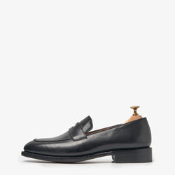 Cardiff Black Slip-On Shoes
