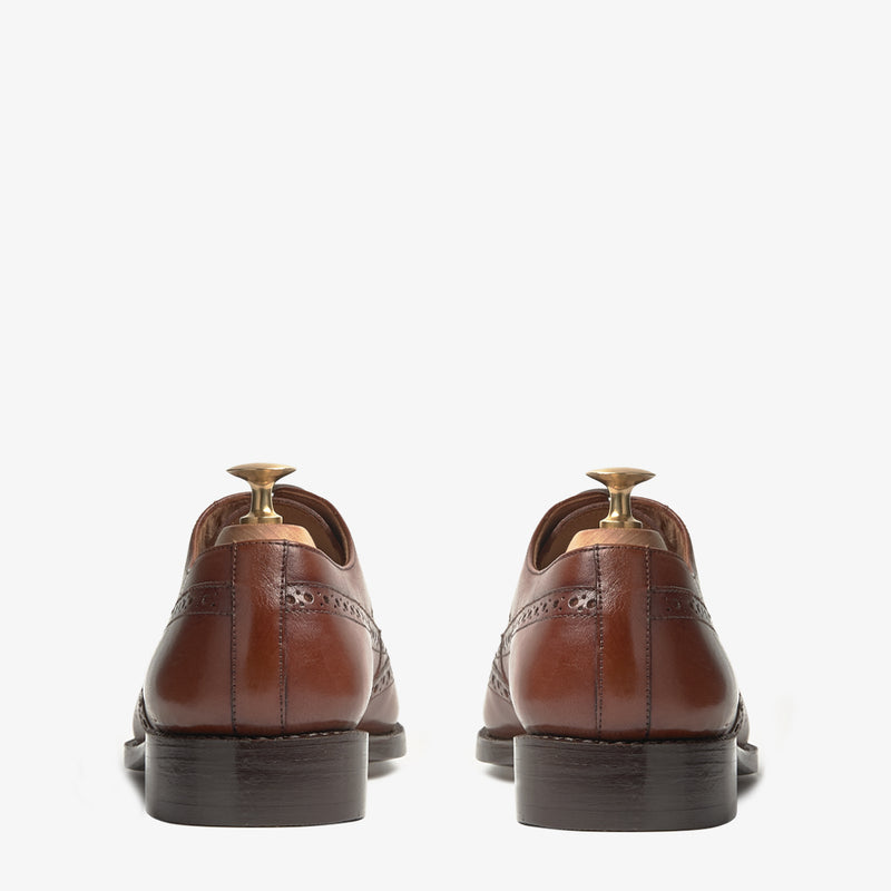 Kinsale Tan Brogue Shoes
