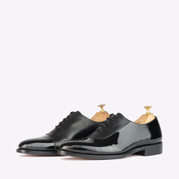 Repton Patent Black Oxford Shoes