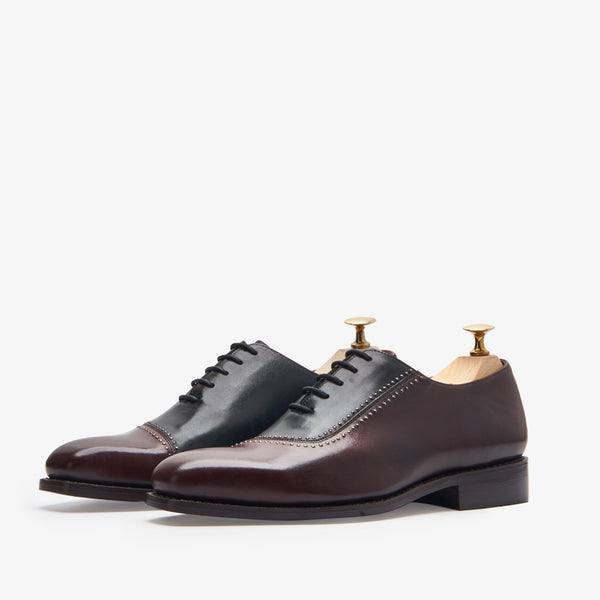 Repton Black & Brown Oxford Shoes