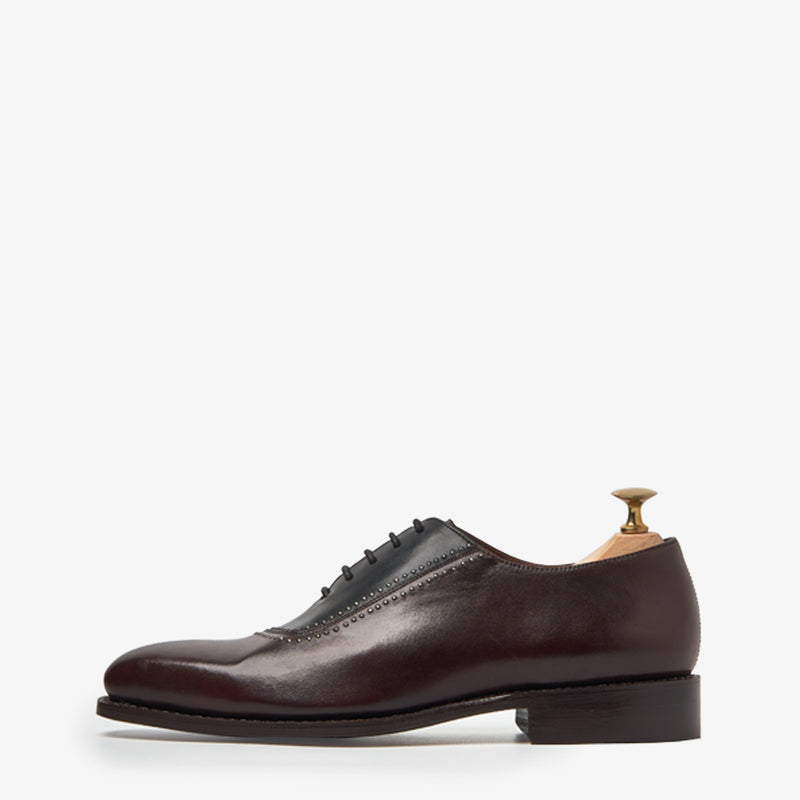 Repton Black & Brown Oxford Shoes