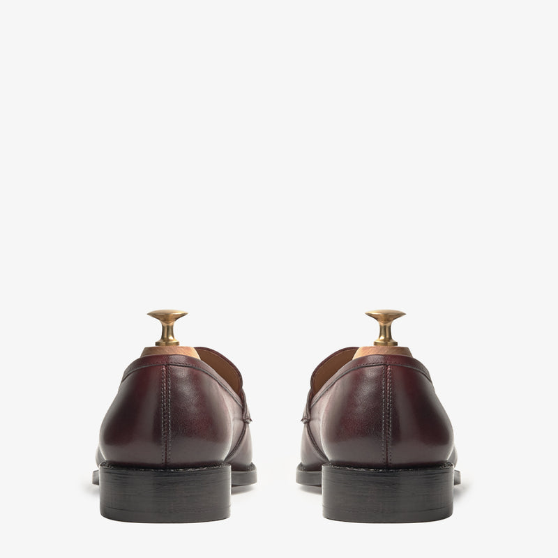 Southwark Big Tassel Burgundy Slip-On Shoes