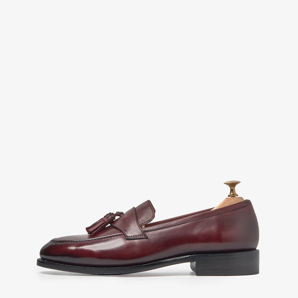 Southwark Big Tassel Burgundy Slip-On Shoes
