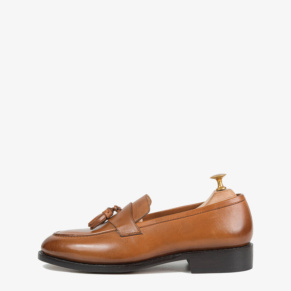 Southwark Big Tassel Tan Slip-On Shoes